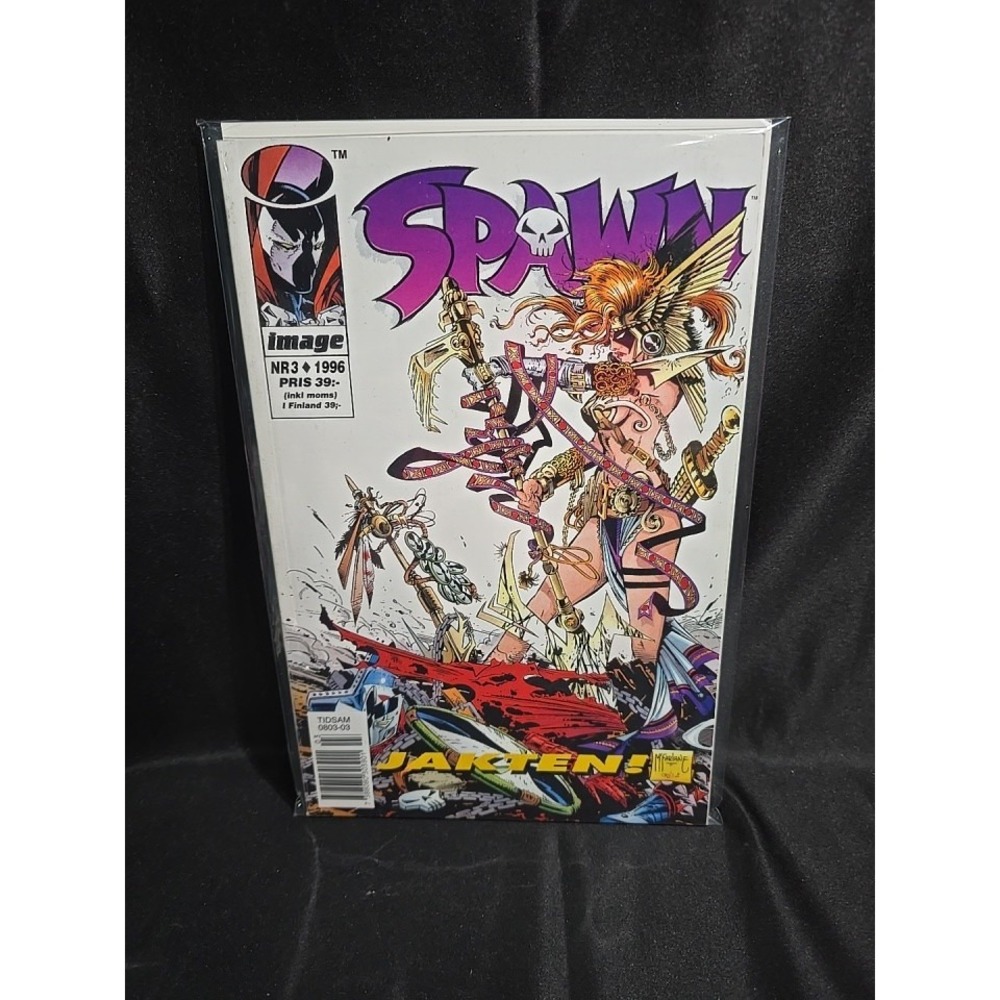 1993 IMAGE COMICS SPAWN #9 1ST APP ANGELA VINTAGE MCFARLANE COVER